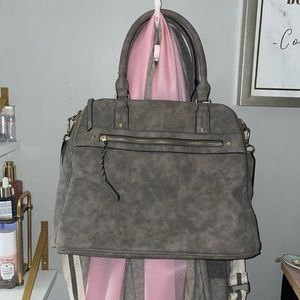 New Grey purse with gold hardware(lots of room)